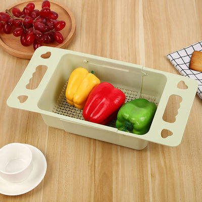 Retractable Creative Kitchen Sink Drain Rack Kitchen DealSniper.net Green