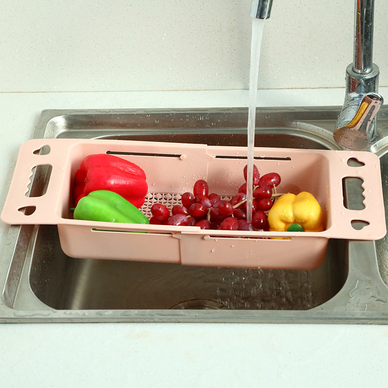 Retractable Creative Kitchen Sink Drain Rack Kitchen DealSniper.net