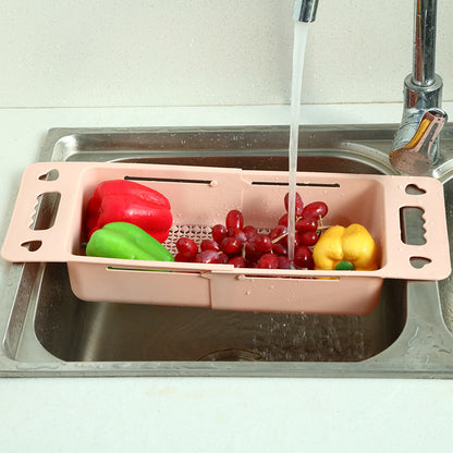 Retractable Creative Kitchen Sink Drain Rack Kitchen DealSniper.net