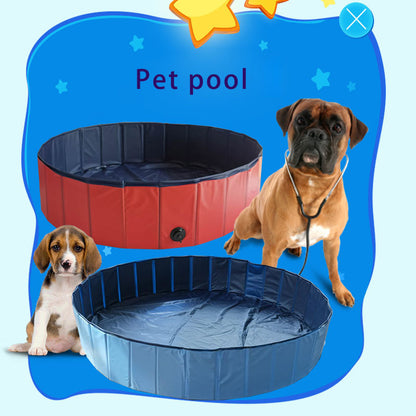 Portable Pet Pool Foldable Dog Cat Bathtub Pet Supplies Pets Gym From House