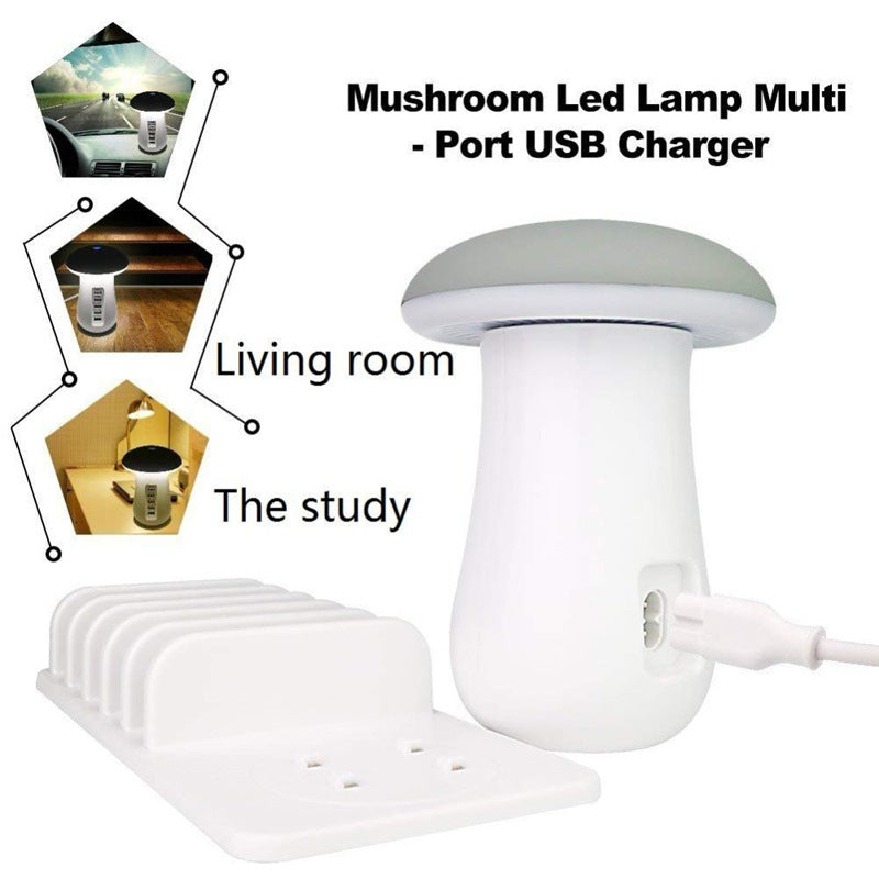 2 In 1 Multifunction Mushroom Lamp LED Lamp Holder Electronics DealSniper.net