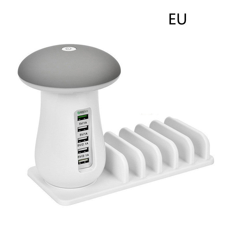 2 In 1 Multifunction Mushroom Lamp LED Lamp Holder Electronics DealSniper.net White EU