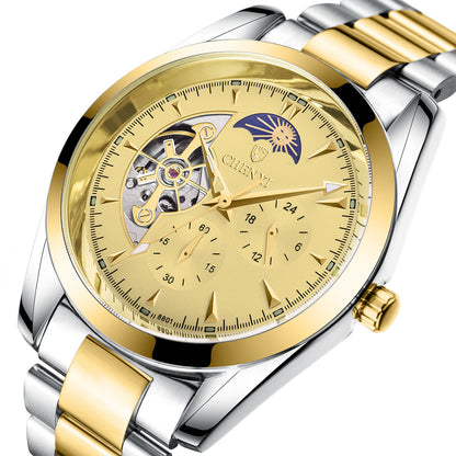 Men's Business Mechanical Watches Jewelry DealSniper.net Golden