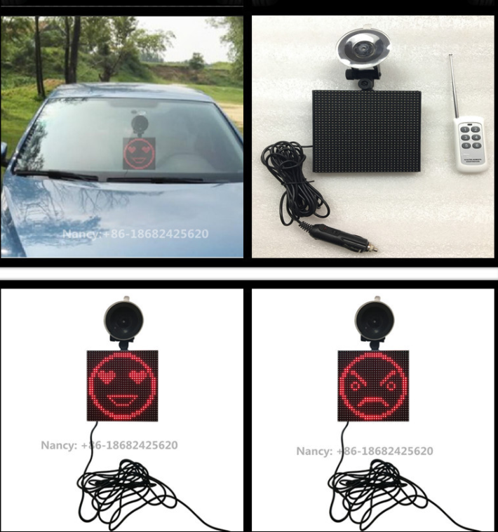 Wireless Bluetooth Car Display Cool Car Window Screen Vehicle dealsniper-net