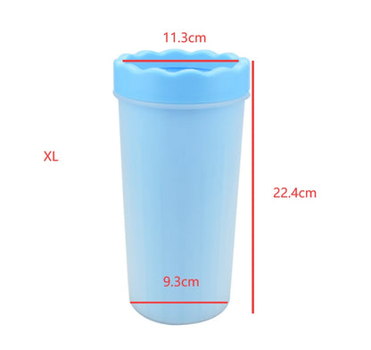 Silicone Dog Paw Washer Cup Pets dealsniper-net blue XL