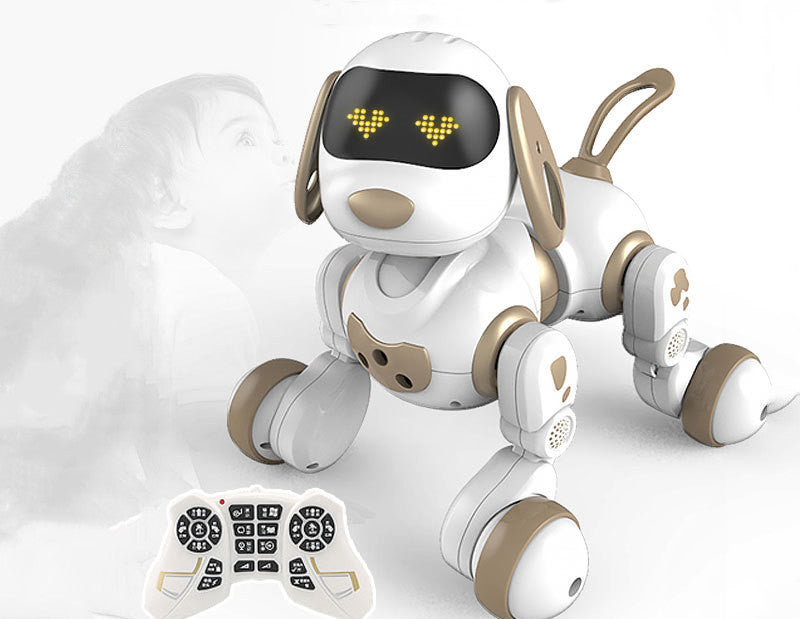 Intelligent Remote Control Robot Dog Electronic dealsniper-net Golden