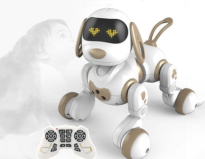 Intelligent Remote Control Robot Dog Electronic dealsniper-net Golden