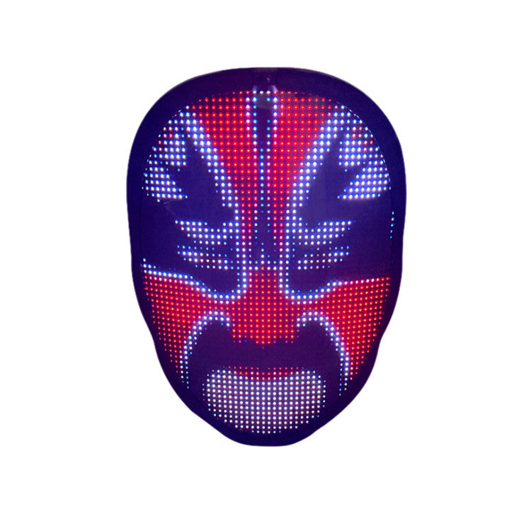 New Arrival LED Mask Face-changing Glowing Mask APP Control Deals dealsniper-net Battery models