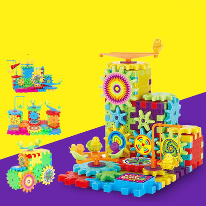 3D Model Building Kits Plastic Brick Blocks Educational Toys for Kids