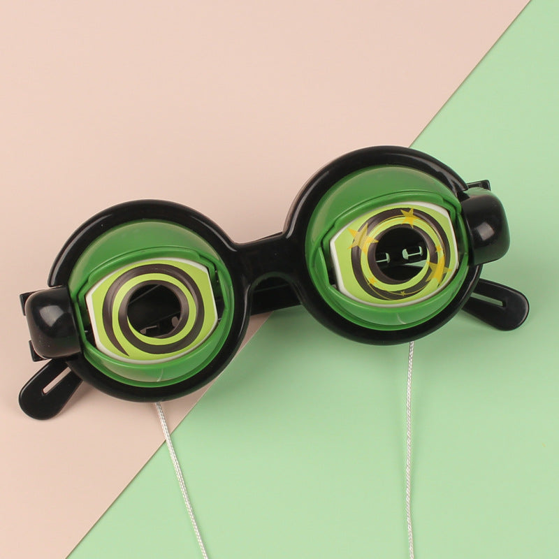 Crazy Eyes Glasses Toy Supplies Kids Party Kids dealsniper-net Black green