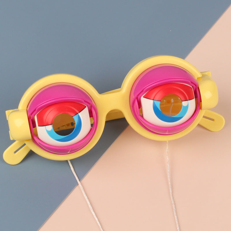 Crazy Eyes Glasses Toy Supplies Kids Party Kids dealsniper-net Yellow
