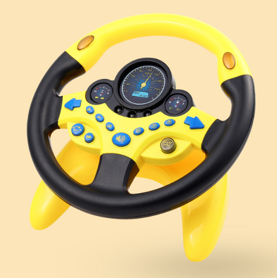 Steering Wheel Toy with Light Sound Kids Early Education Toy Kids dealsniper-net