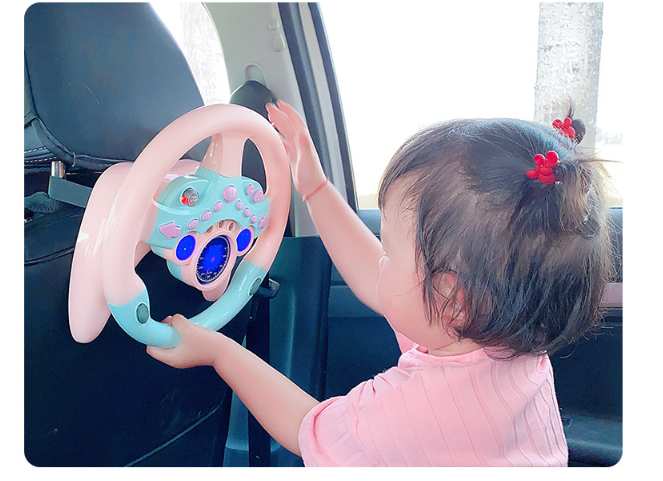 Steering Wheel Toy with Light Sound Kids Early Education Toy Kids dealsniper-net