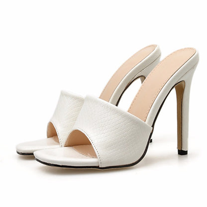 High Heels Plus Size Fashion Sandals And Slippers Women Women dealsniper-net White 35