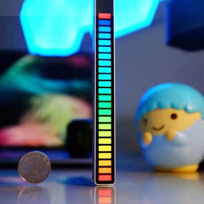 Creative Music Rhythm Lamp for Car Office Home Sound Lamp House DealSniper.net 181x16x18.5mm