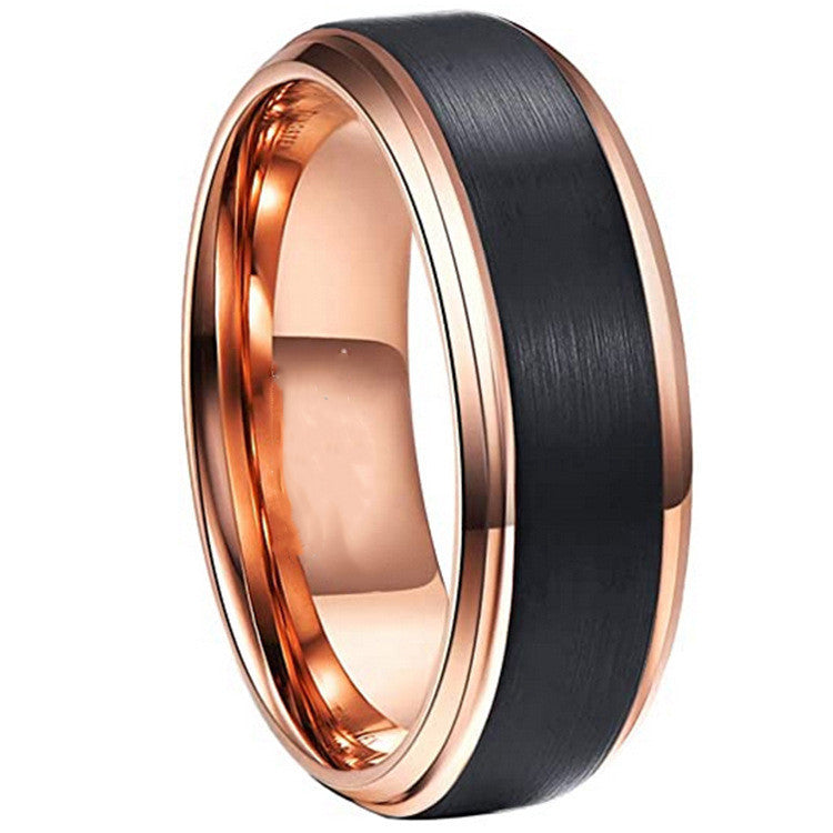 Two Tone Tungsten Steel Ring Men's Jewelry Jewelry dealsniper-net Size 10