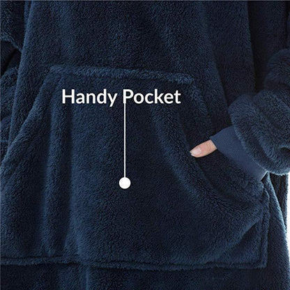 Hoodie Sweatshirt With Big Pocket Tops Sweater Comfortable Loose Women dealsniper-net