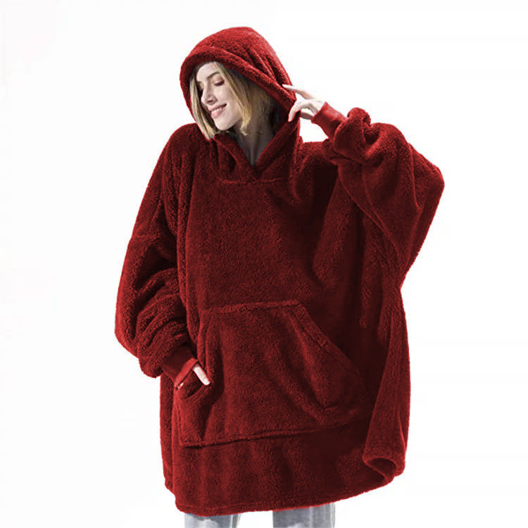Hoodie Sweatshirt With Big Pocket Tops Sweater Comfortable Loose