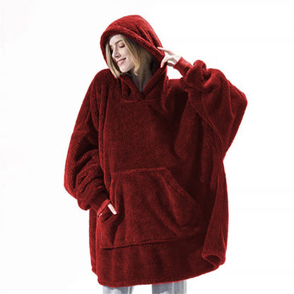 Hoodie Sweatshirt With Big Pocket Tops Sweater Comfortable Loose