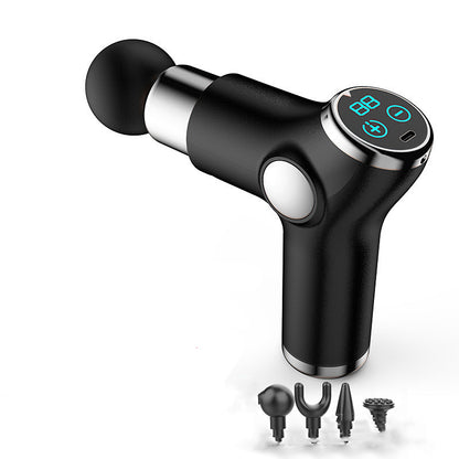 Electric Deep Muscle Vibration Massager Health dealsniper-net Black LCD type
