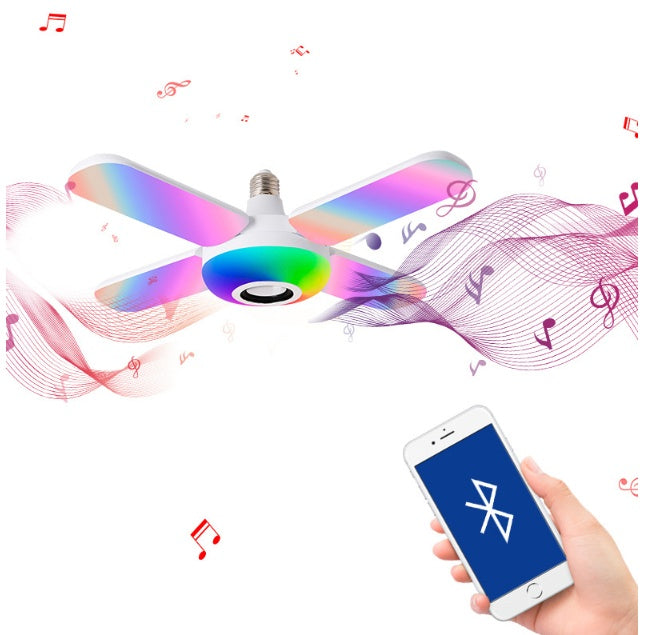 LED Four-leaf Bluetooth Music Lamp Colorful