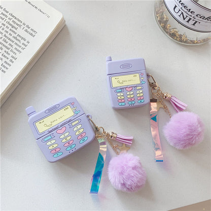 Compatible with Apple, Anti-Drop Apple Bluetooth Wireless Earphone Case Electronics DealSniper.net AirPods Pro Purple