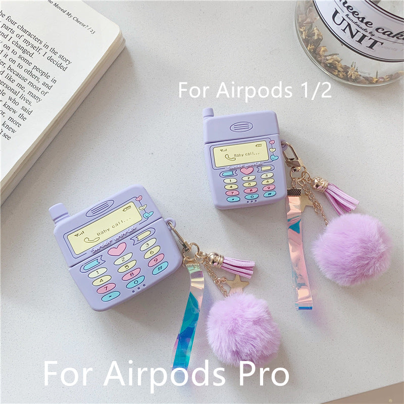 Compatible with Apple, Anti-Drop Apple Bluetooth Wireless Earphone Case Electronics DealSniper.net