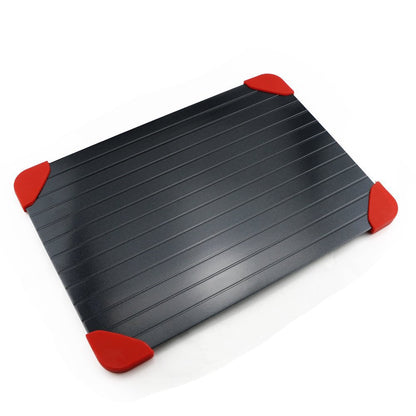 Frozen Quick Thawing Plate Kitchen Aluminum Alloy Thawing Plate Kitchen DealSniper.net Red 23x16.5x0.2cm