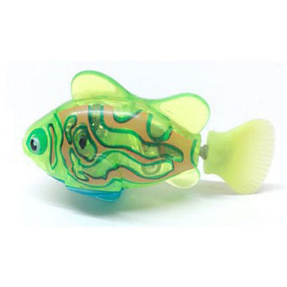 Cat Interactive Electric Fish Water Toy For Indoor Play Swimming Pets DealSniper.net Fluorescent green 1PC