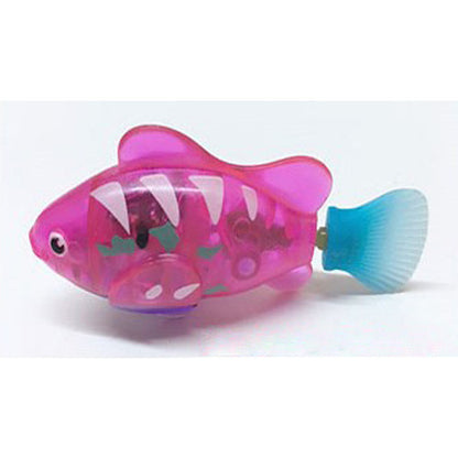 Cat Interactive Electric Fish Water Toy For Indoor Play Swimming Pets dealsniper-net Cute pink 1PC