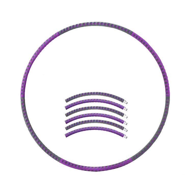 Removable Stainless Steel Sports Hoop Fitness Circle Lose Weight Sports Gym From House Purple