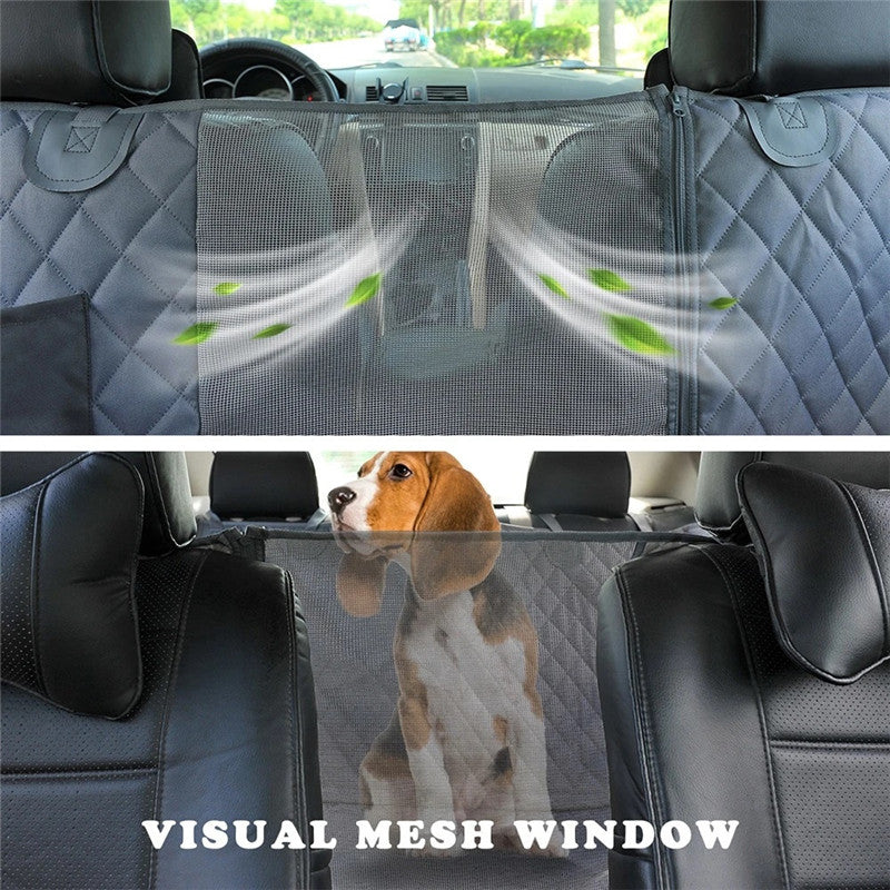 Grey Mesh Waterproof Pet Mat Quilted Cotton Dog Car Mat Pets Gym From House