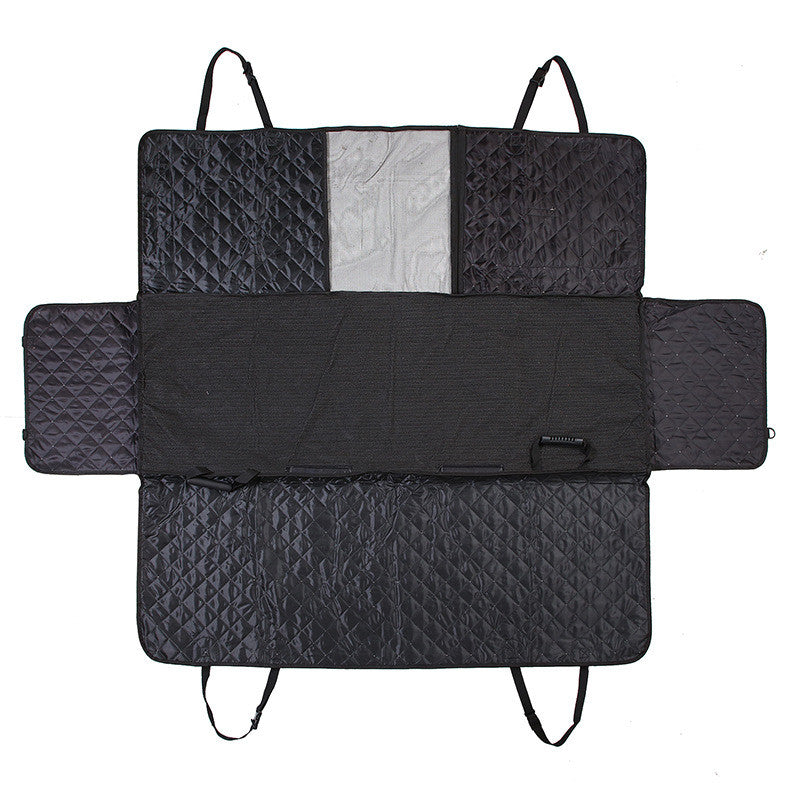 Grey Mesh Waterproof Pet Mat Quilted Cotton Dog Car Mat Pets Gym From House