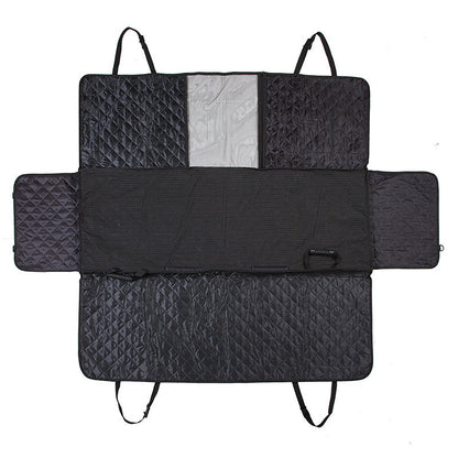 Grey Mesh Waterproof Pet Mat Quilted Cotton Dog Car Mat Pets Gym From House