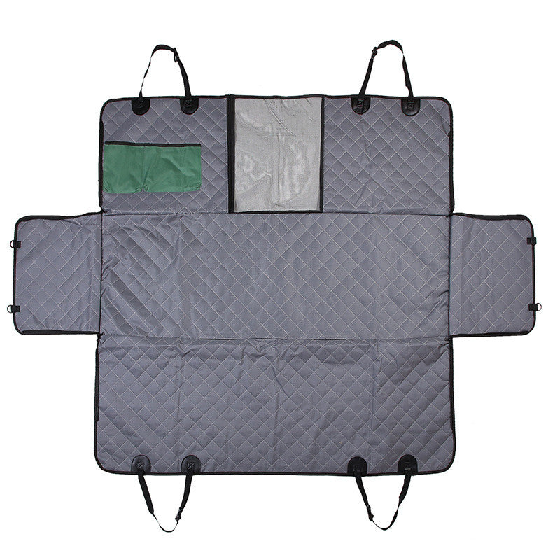 Grey Mesh Waterproof Pet Mat Quilted Cotton Dog Car Mat Pets Gym From House