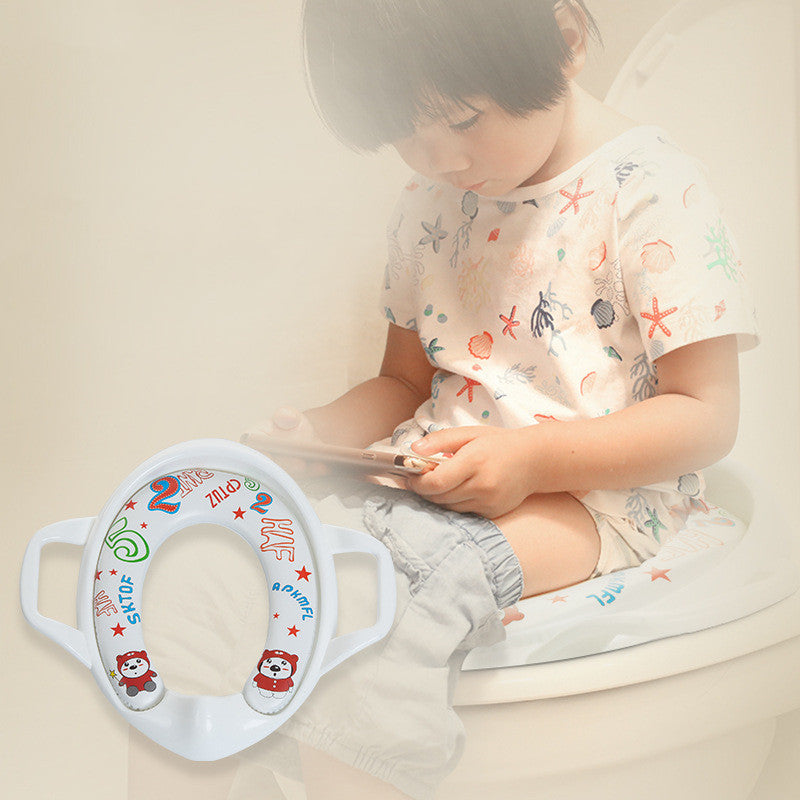 Toilet Seat Baby Seat Toilet Seat Soft Cushion Assist Toilet Seat Kids Gym From House