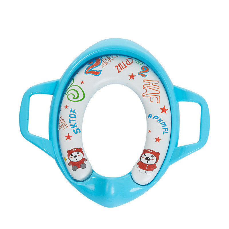 Toilet Seat Baby Seat Toilet Seat Soft Cushion Assist Toilet Seat Kids Gym From House Blue