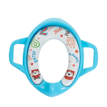 Toilet Seat Baby Seat Toilet Seat Soft Cushion Assist Toilet Seat Kids Gym From House Blue