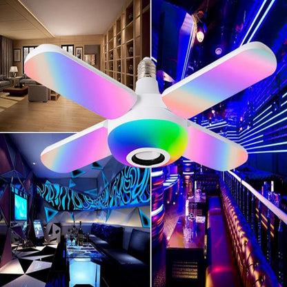 LED Four-leaf Bluetooth Music Lamp Colorful