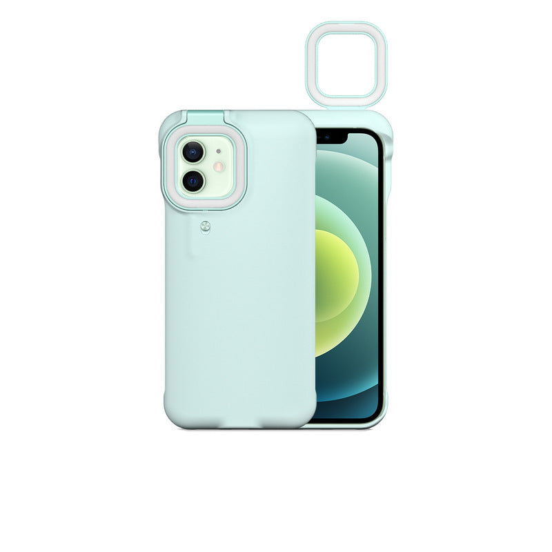 Beauty Phone Case Shell Selfie Light Up Case Gadgets Gym From House Green IPhone 12Pro Max
