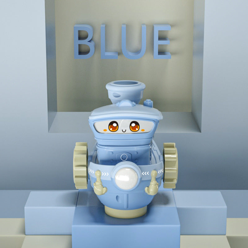 Electric Water Rotating Spray Ship Toys Cartoon Boat Toys Kids DealSniper.net Blue