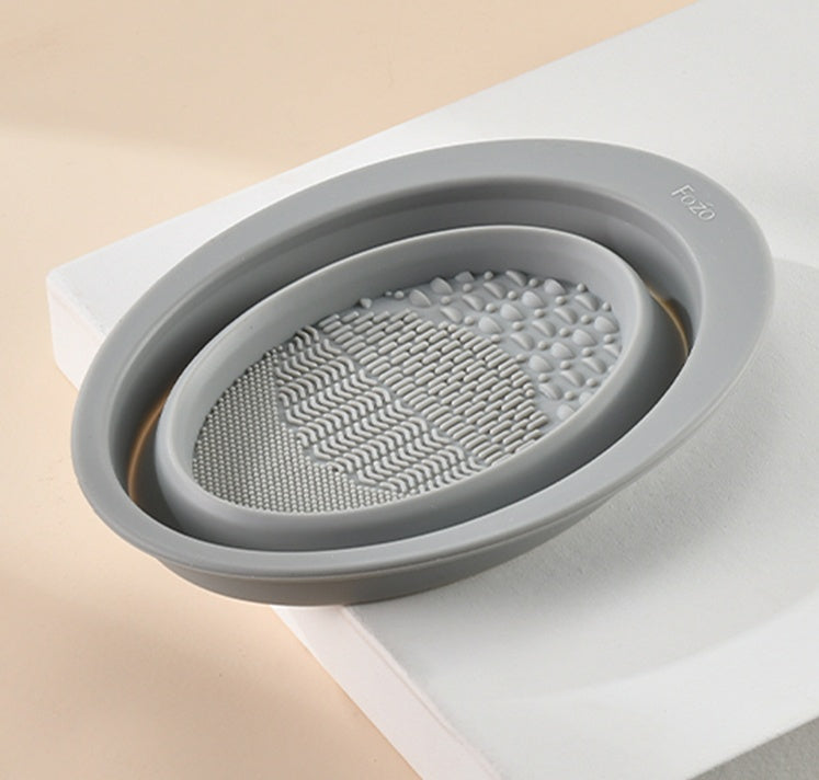 Silicone Cosmetic Makeup Brush Cleaning Pad Board Beauty Gym From House