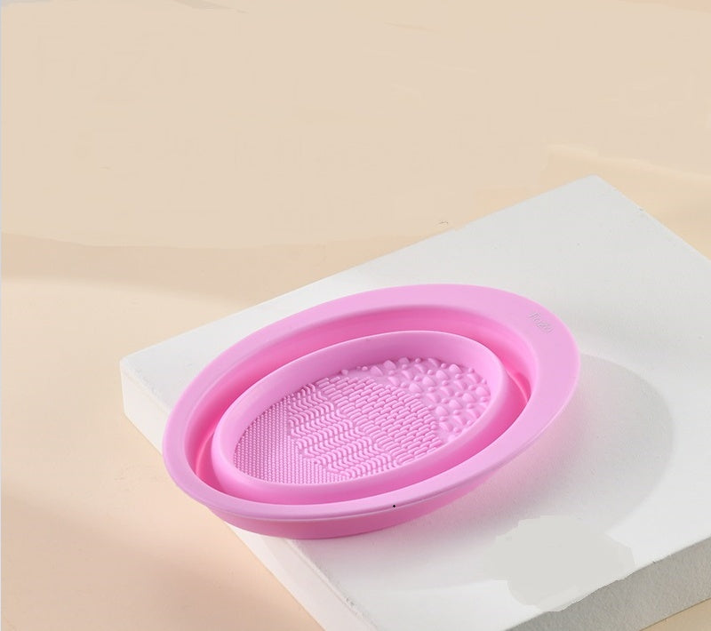 Silicone Cosmetic Makeup Brush Cleaning Pad Board Beauty Gym From House