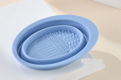 Silicone Cosmetic Makeup Brush Cleaning Pad Board Beauty Gym From House