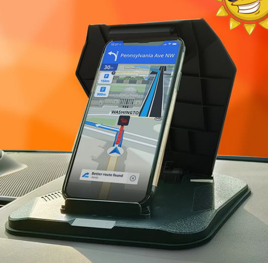 Car Phone Holder Shade Dashboard Mobile Phone Holder Tablet Navigator Holder Vehicle dealsniper-net