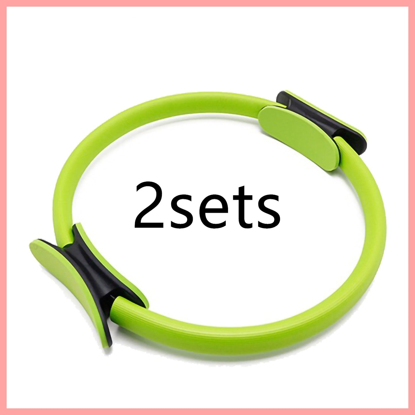 Yoga Fitness Pilates Ring Women Girls Circle Magic Dual Exercise Sports dealsniper-net Green2sets