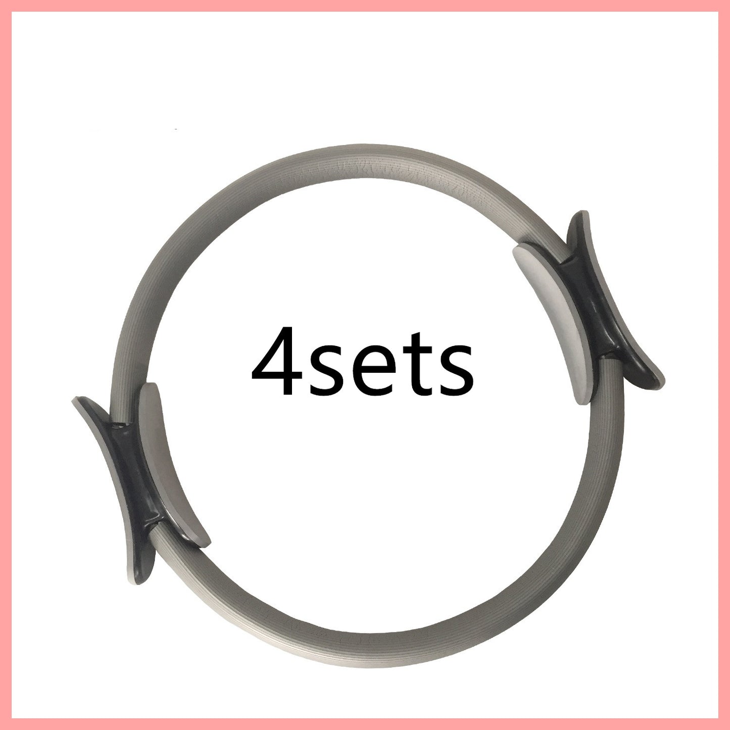 Yoga Fitness Pilates Ring Women Girls Circle Magic Dual Exercise Sports dealsniper-net Grey4sets
