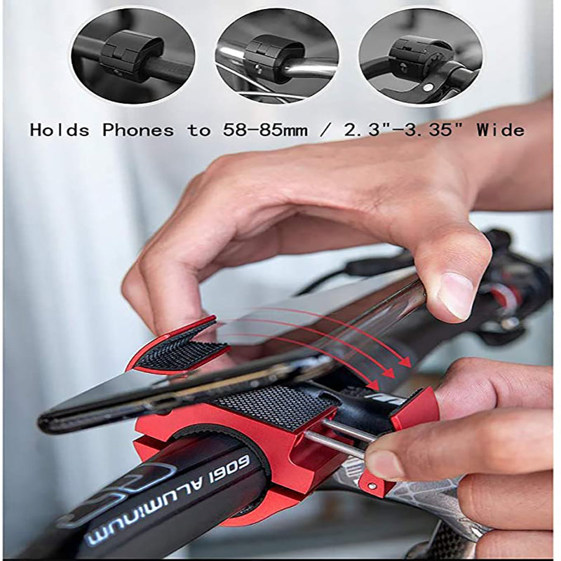 Bike Phone Mount Folding Motorcycle Phone Holder Aluminum Universal Outdoor dealsniper-net