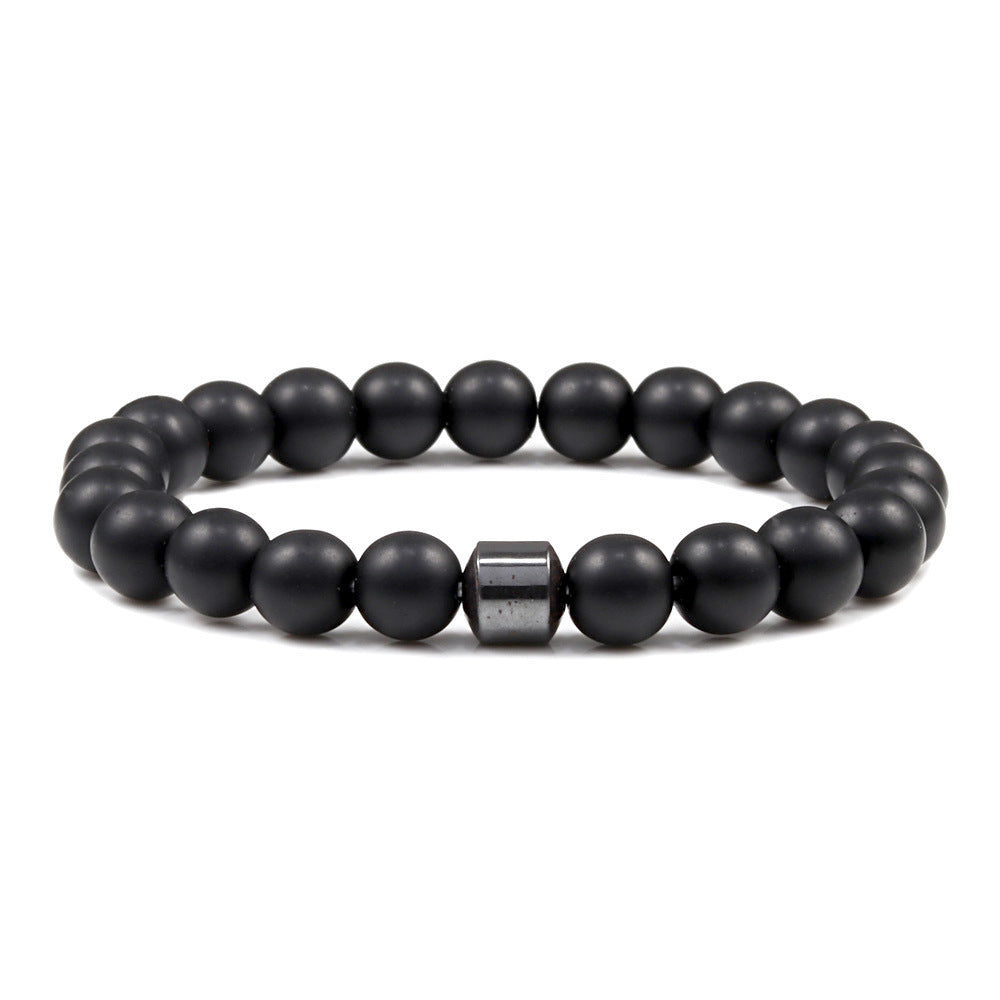 Volcanic Stone Malachite Picasso Pure Beads Beads Jewelry DealSniper.net Black