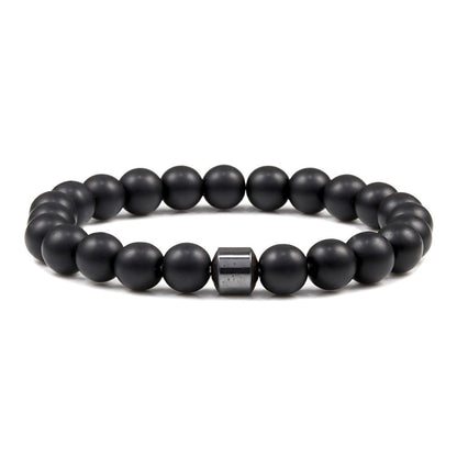 Volcanic Stone Malachite Picasso Pure Beads Beads Jewelry DealSniper.net Black